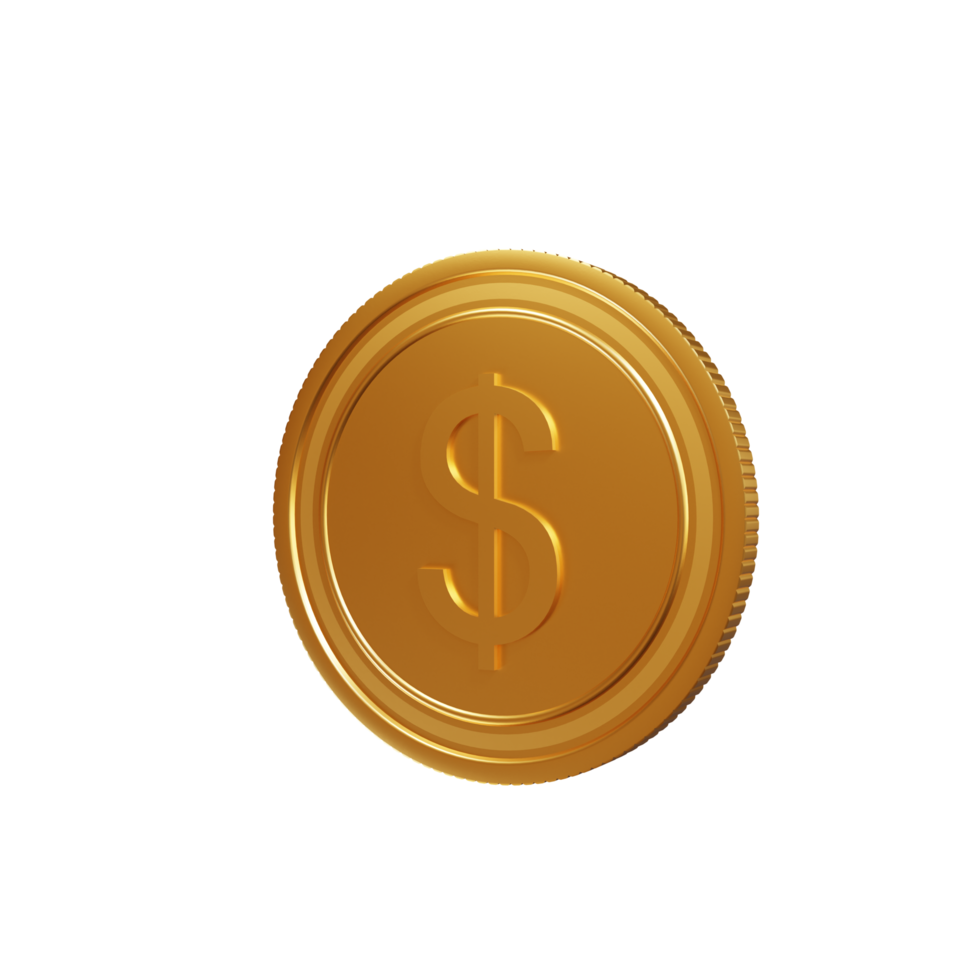 Currency Symbol Dollar 3D Illustration png