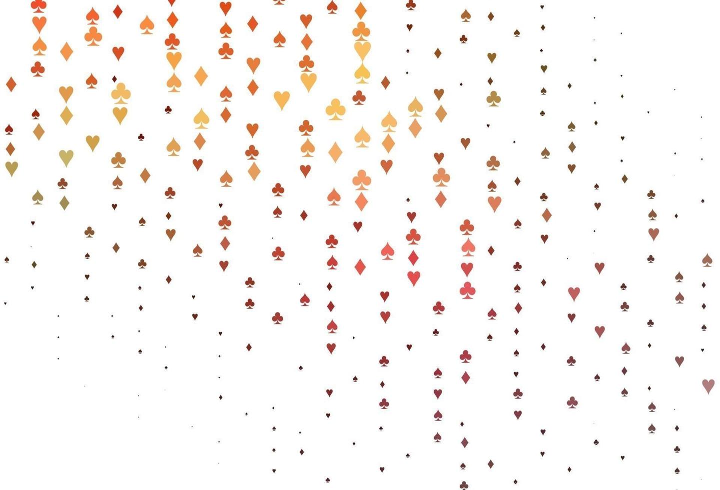 Light Orange vector layout with elements of cards.