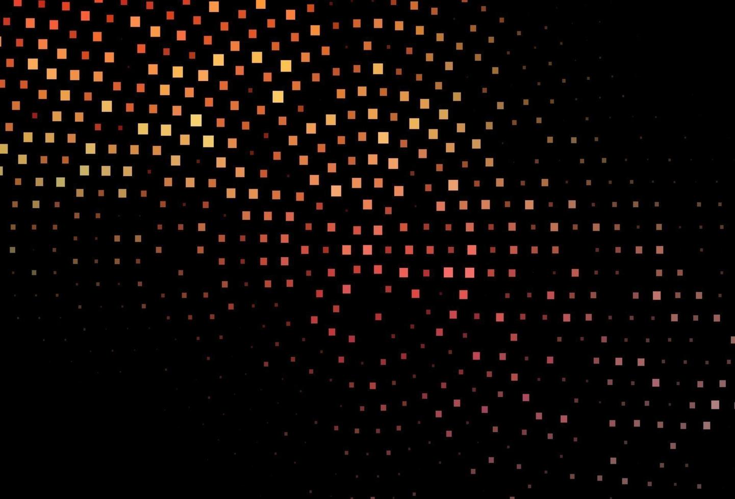 Dark Orange vector cover in polygonal style.