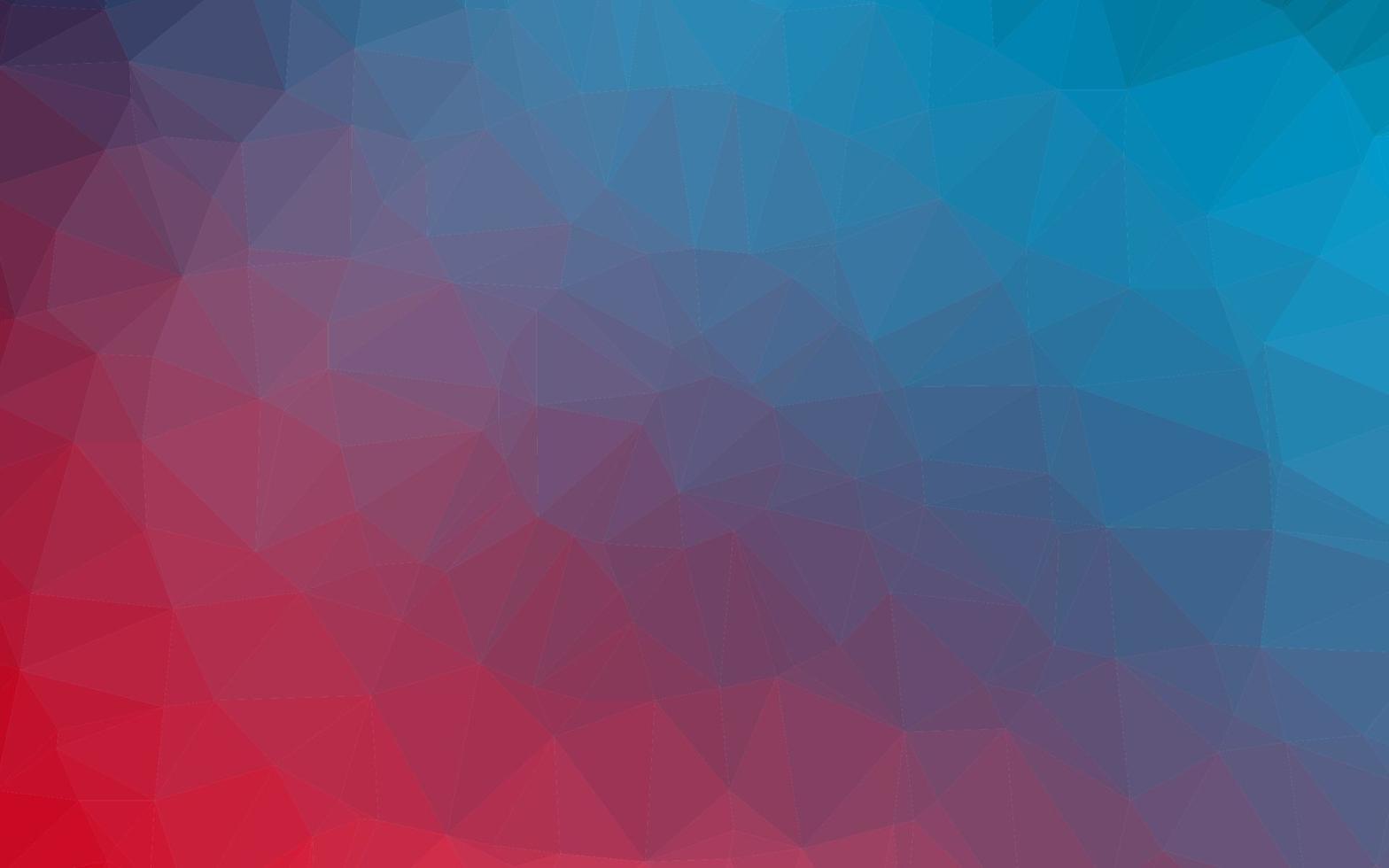 Light Blue, Red vector polygonal template.