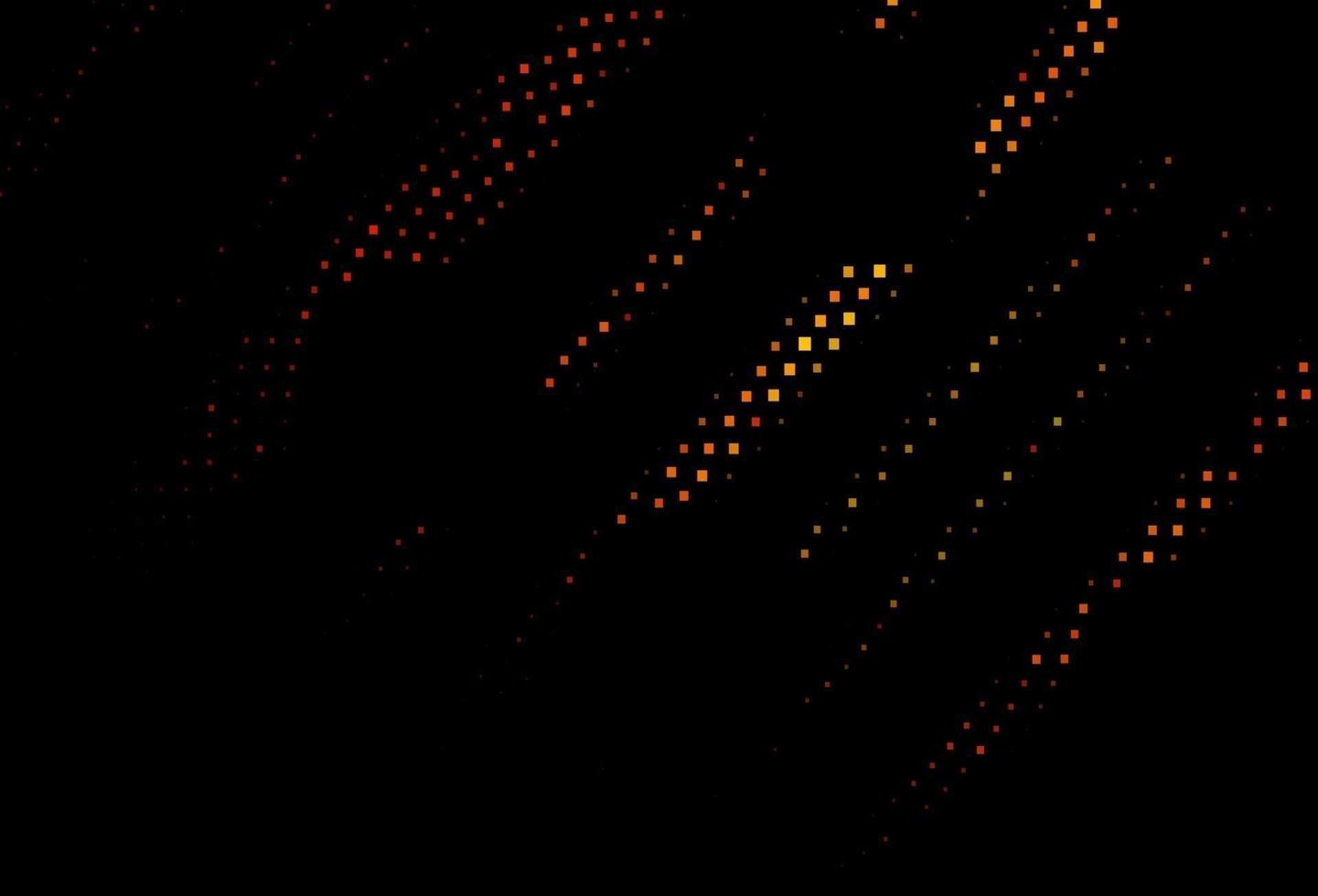 Dark Orange vector background with rectangles.