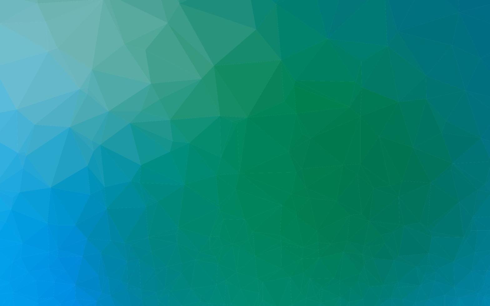 Light Blue, Green vector abstract polygonal cover.