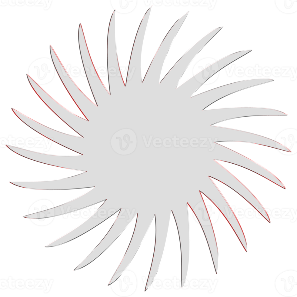 meetkundig vorm met chroom effect. minimaal ster vormen. reeks van etnisch ster, kader, rooster ,cirkel, circulaire, vorm met glimmend zilver ijzer chroom effect. realistisch 3d geven png