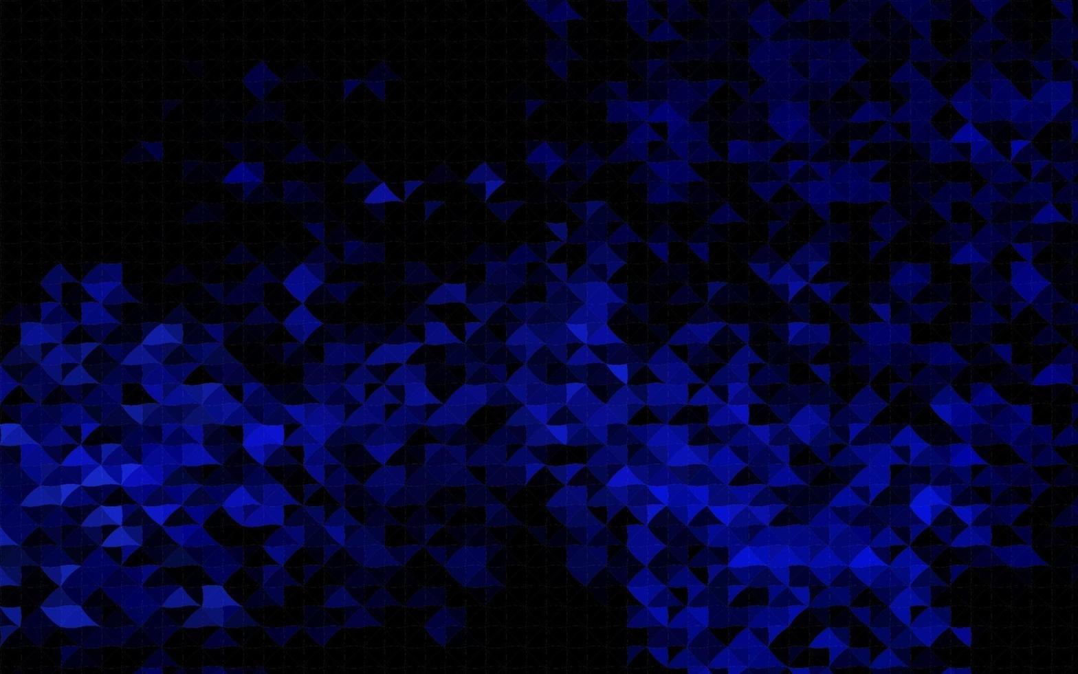 Dark BLUE vector cover in polygonal style.