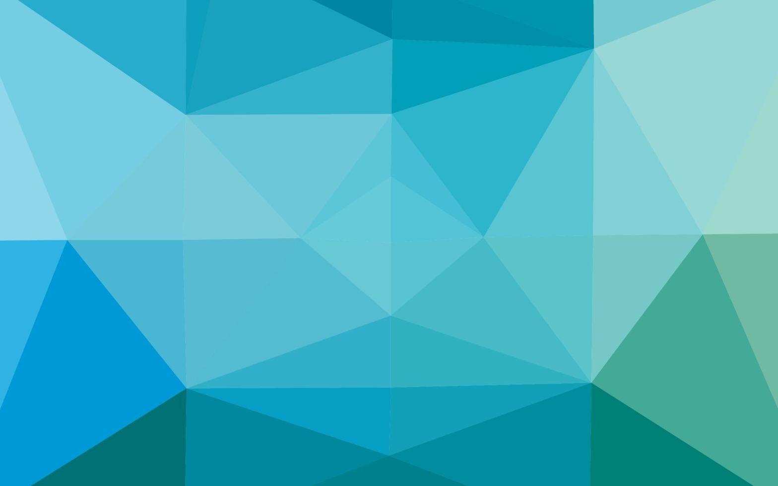 patrón de mosaico abstracto de vector azul claro, verde.