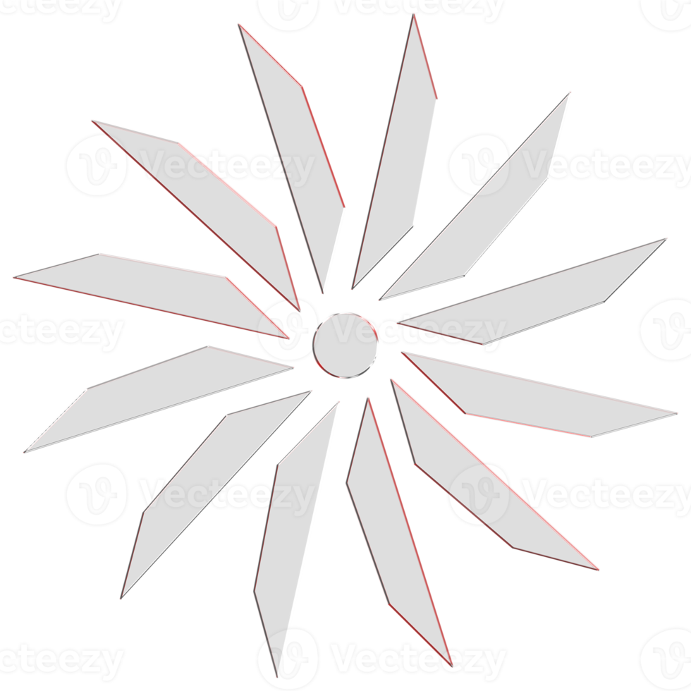 meetkundig vorm met chroom effect. minimaal ster vormen. reeks van etnisch ster, kader, rooster ,cirkel, circulaire, vorm met glimmend zilver ijzer chroom effect. realistisch 3d geven png