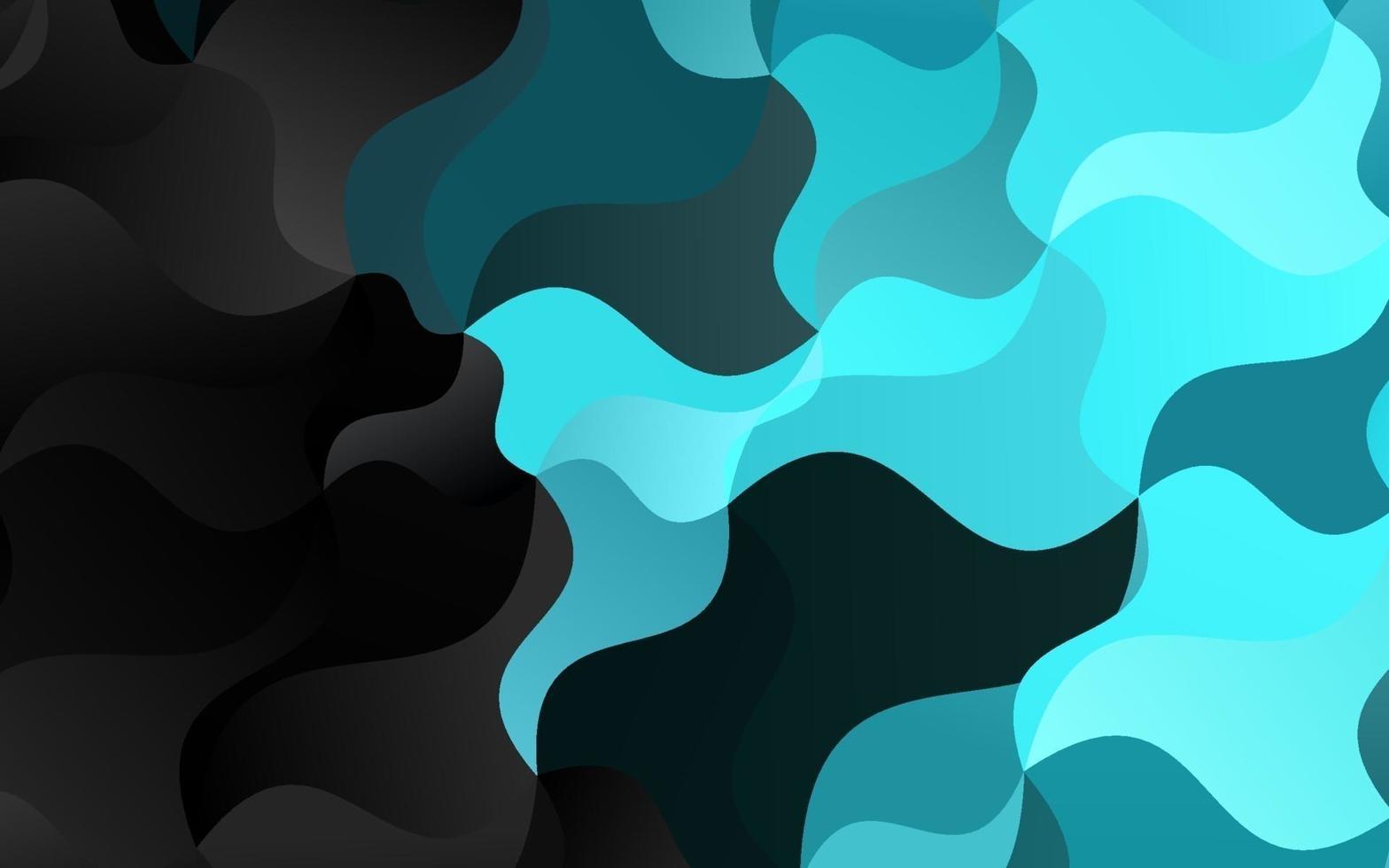 Light BLUE vector template with lava shapes.