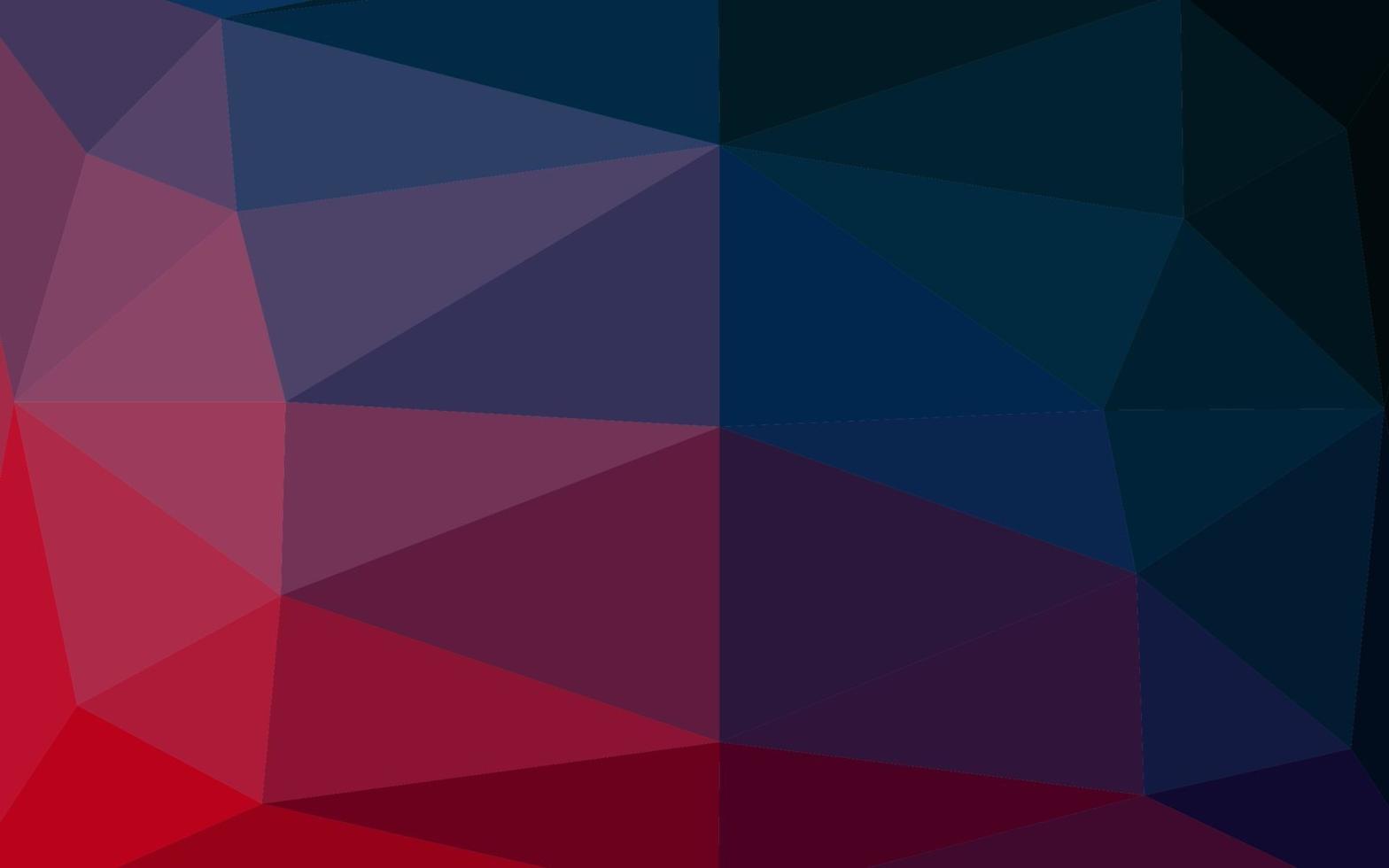 Dark Blue, Red vector shining triangular template.