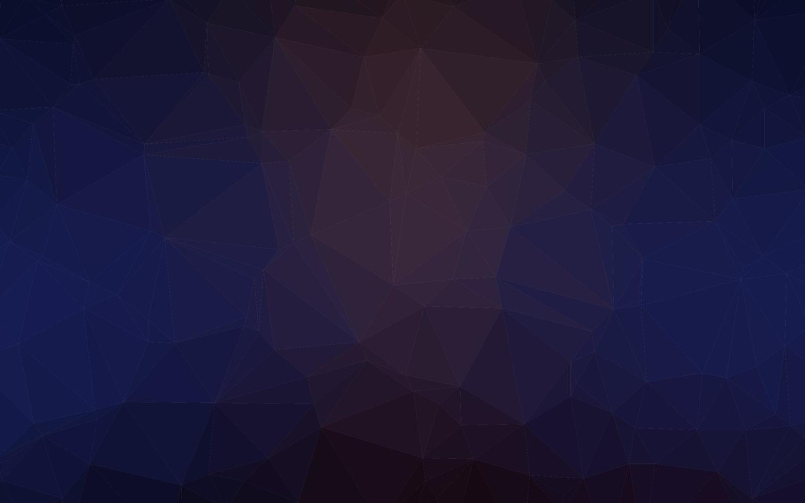 Dark Blue, Red vector low poly texture.