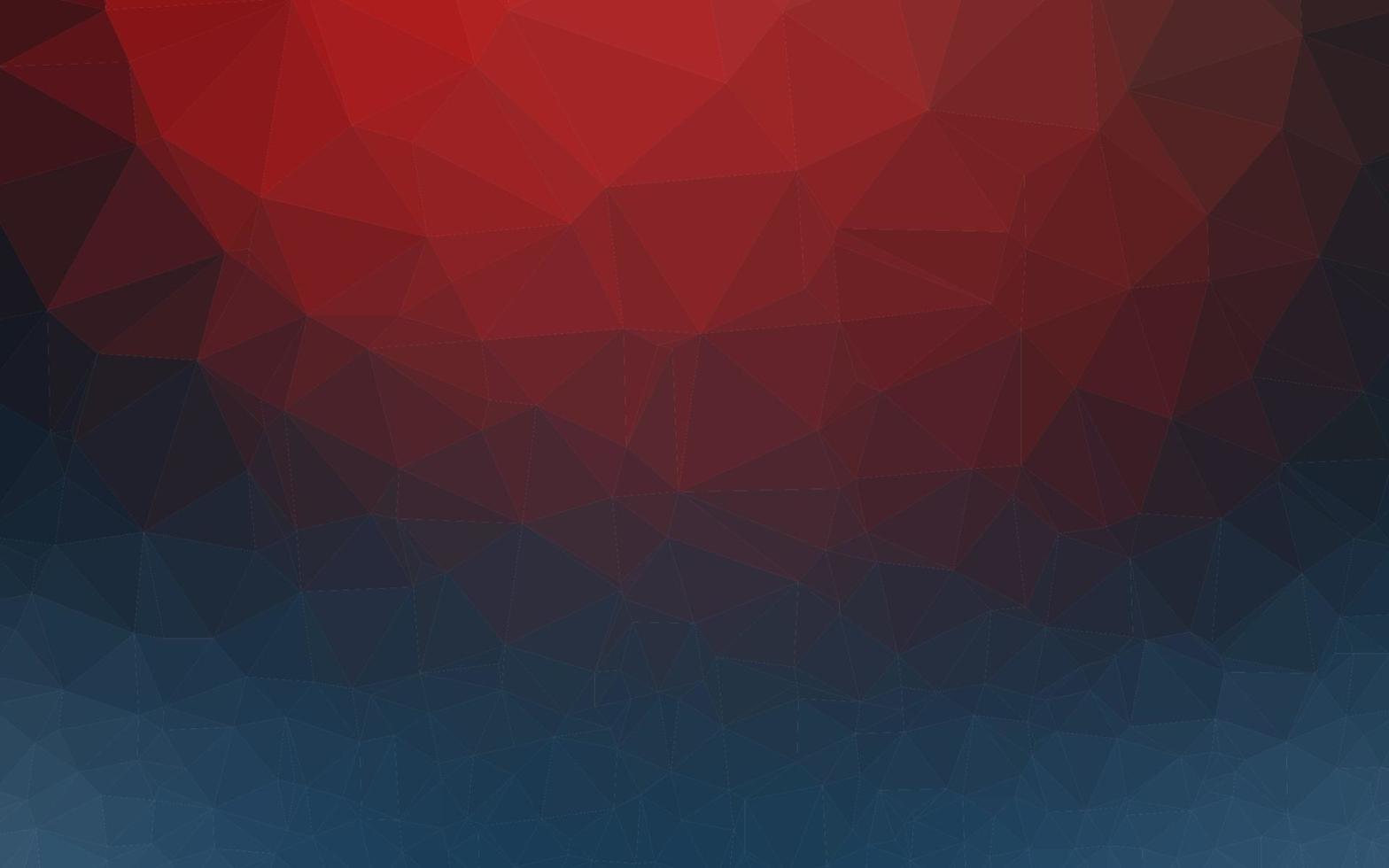 Dark Blue, Red vector abstract mosaic backdrop.