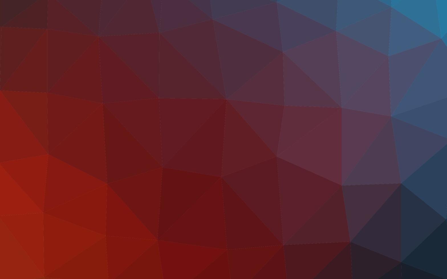 Dark Blue, Red vector triangle mosaic texture.