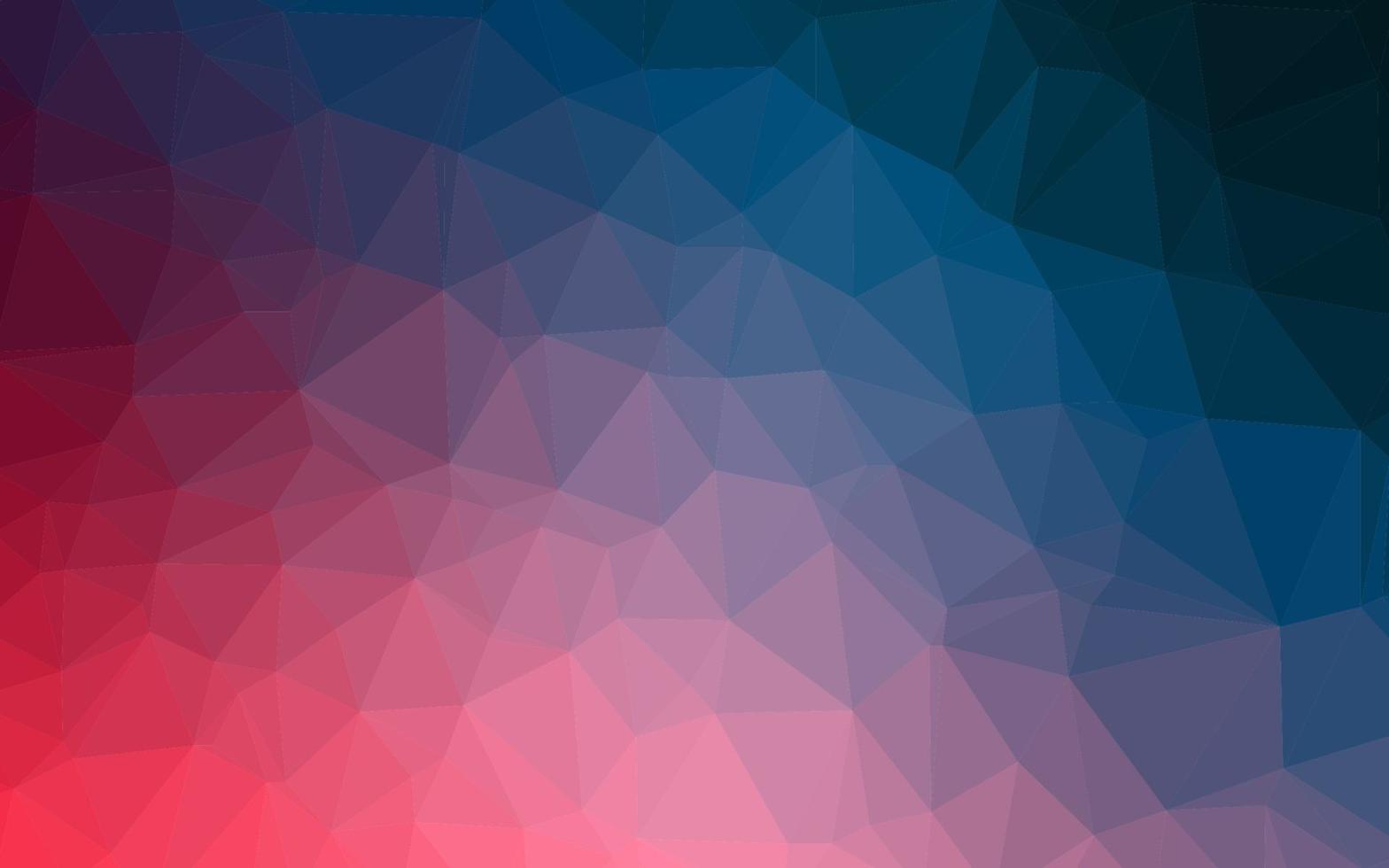 Light Blue, Red vector polygonal pattern.