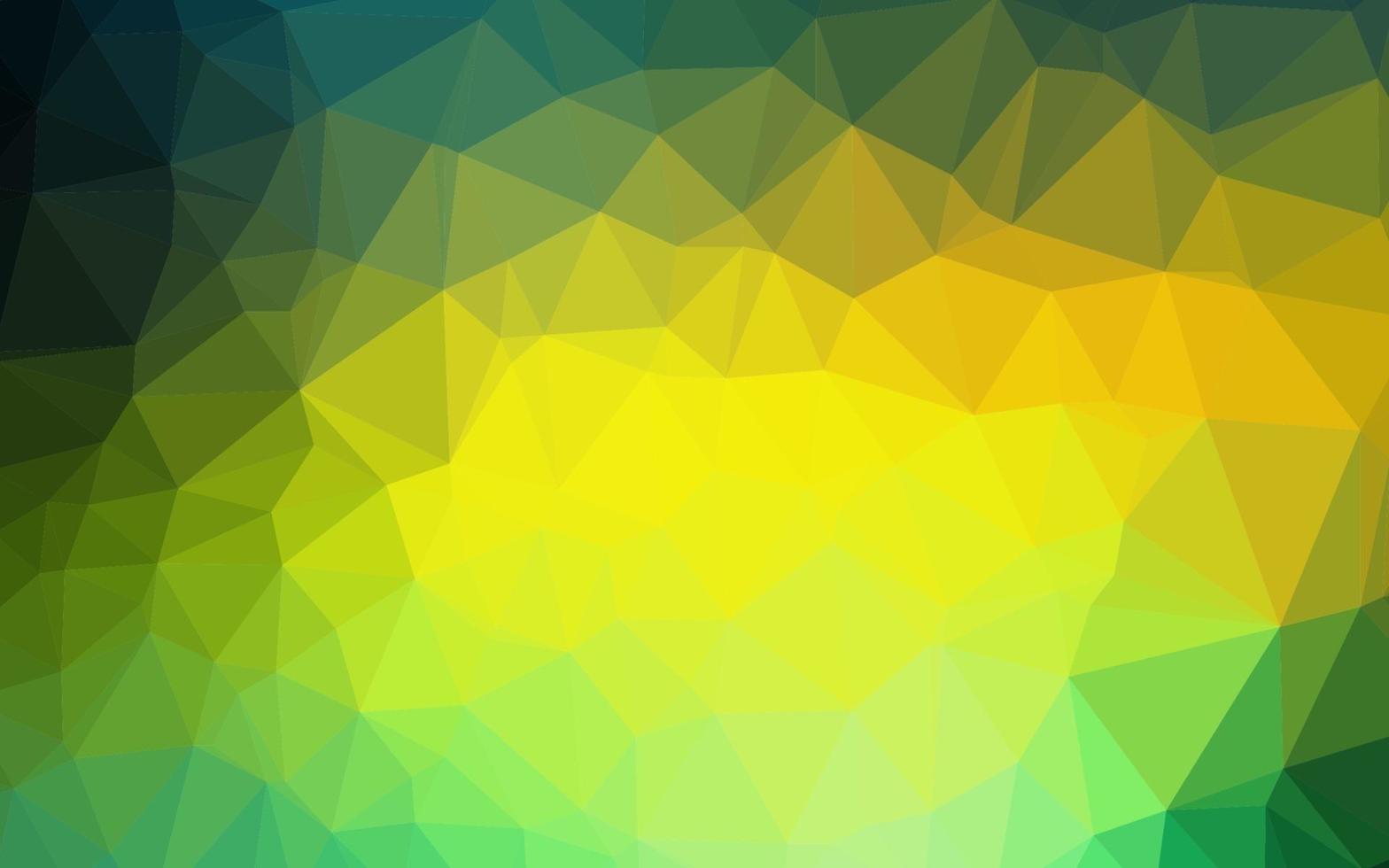 Dark Blue, Yellow vector shining triangular pattern.