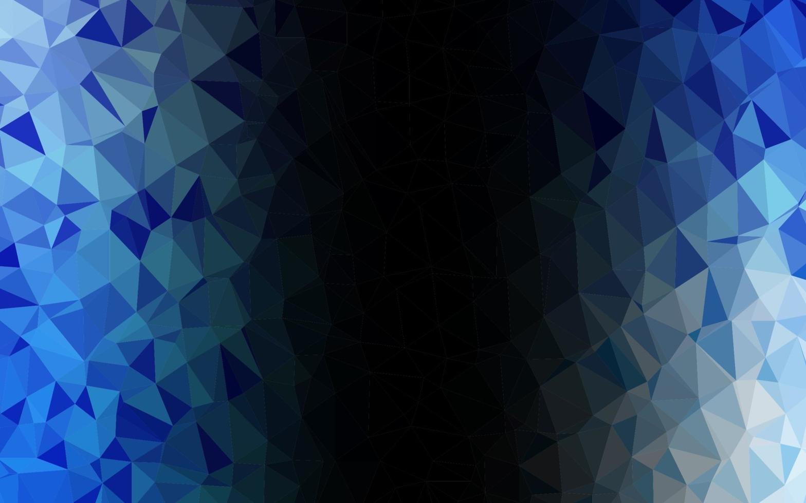 Light BLUE vector polygonal pattern.