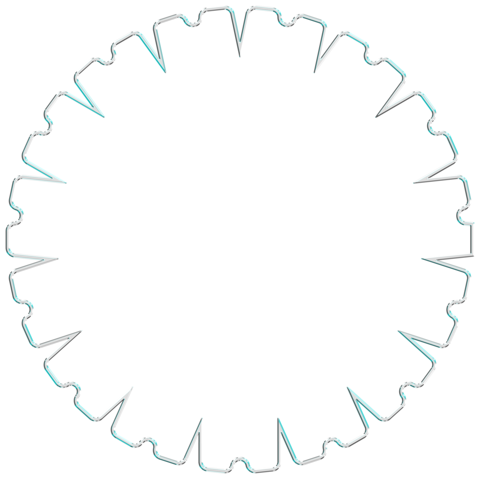 Form holografisch mit Metalleffekt. satz von ethnischem stern, rahmen, gitter, kreis, kreisförmig, realistisches 3d-rendering. Die Sammlung abstrakter Formen ist eine trendige Mischung aus geometrischen Formen png