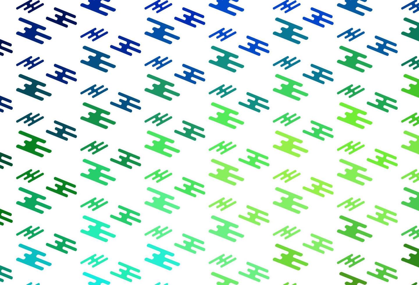 Light Green, Red vector template with repeated sticks.