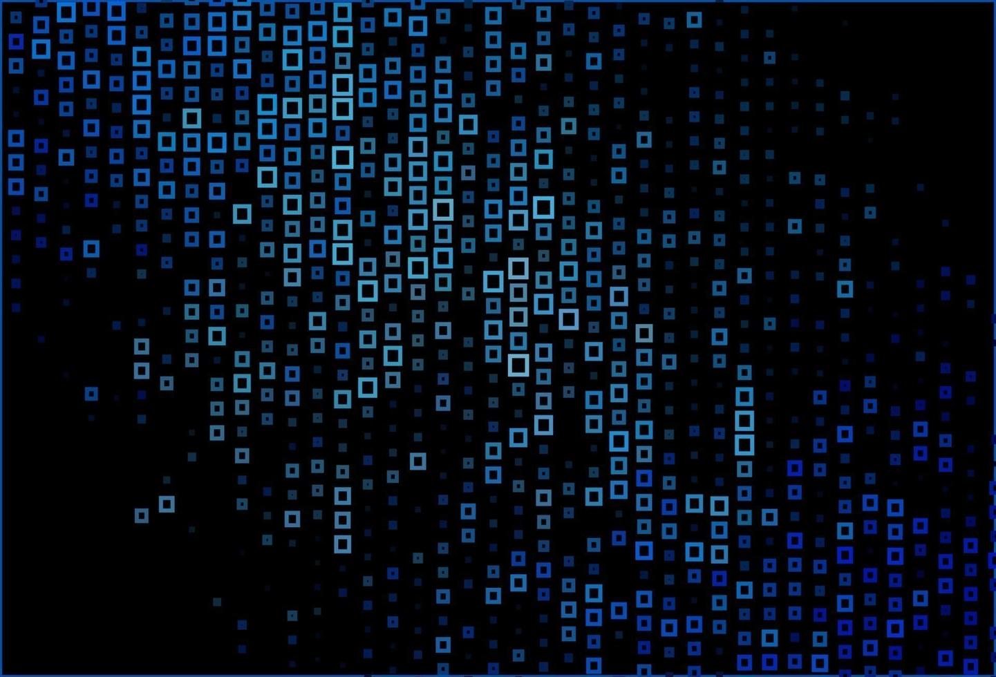 Dark BLUE vector background with rectangles.