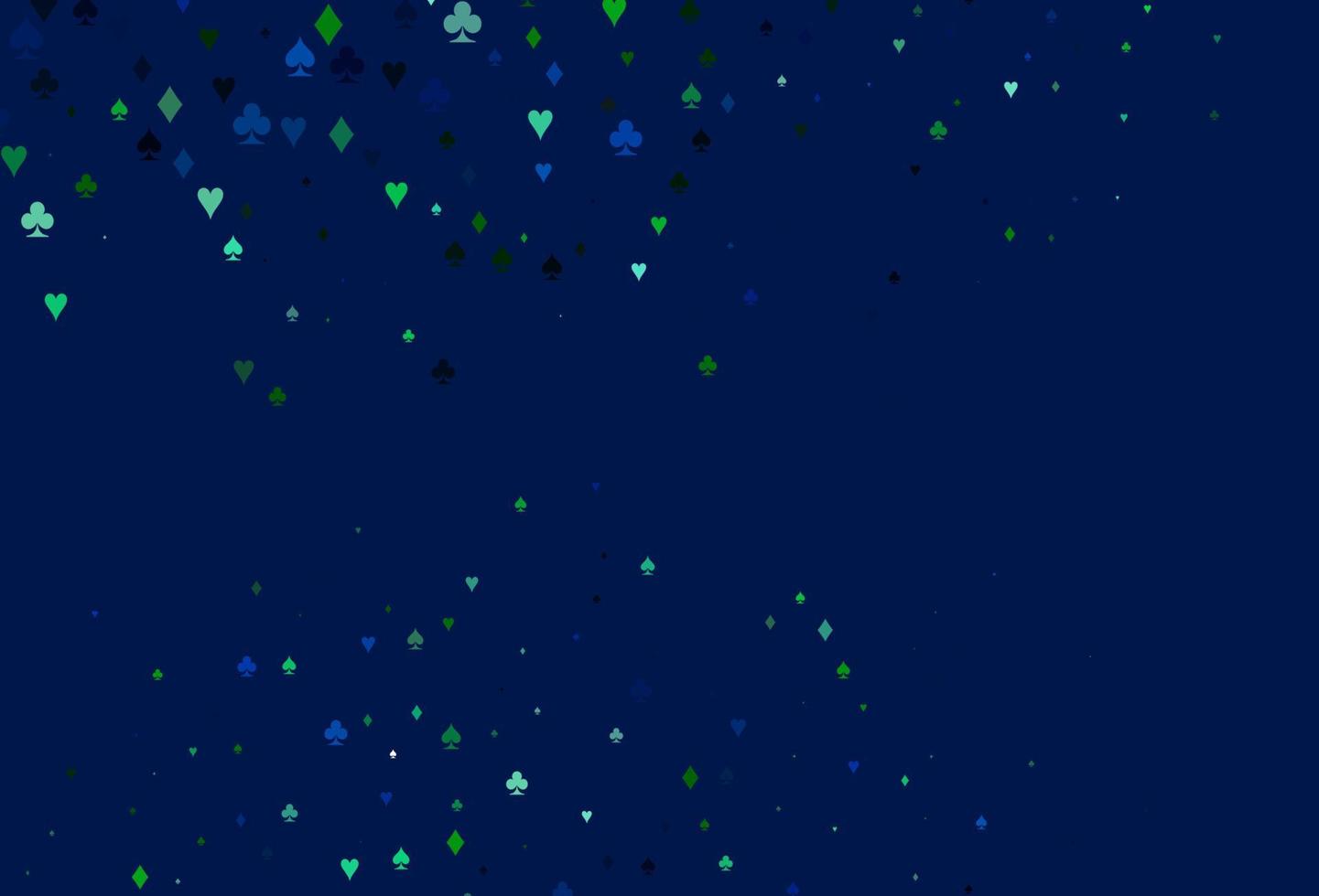 Light Blue, Green vector layout with elements of cards.