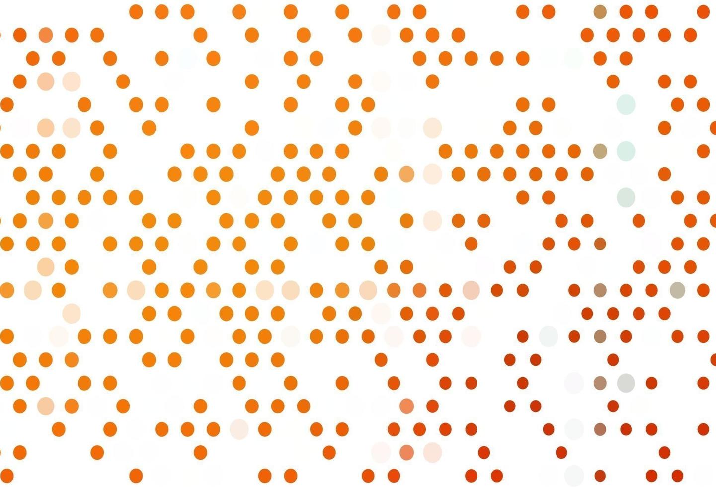 Light Orange vector template with circles.