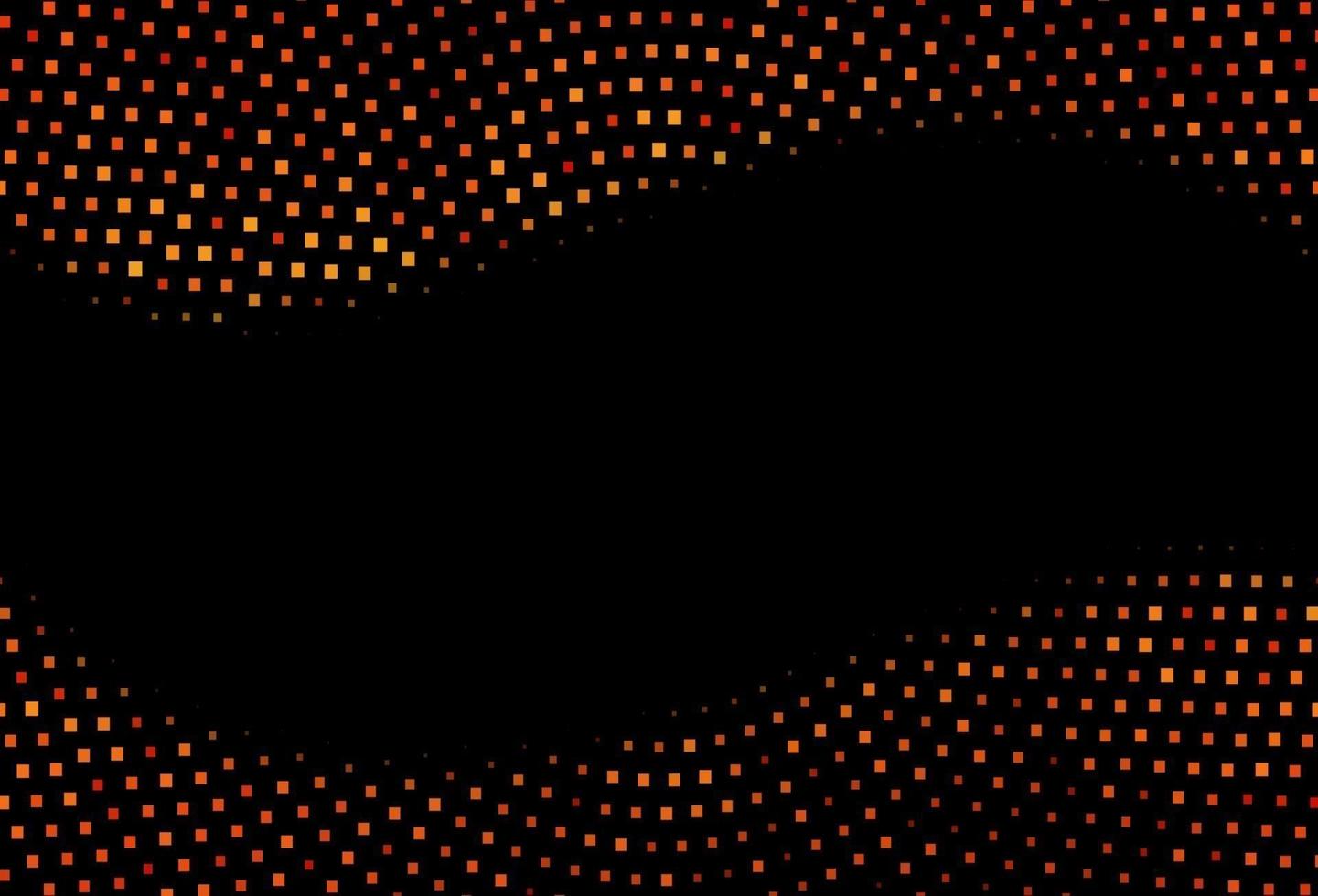 Dark Orange vector template with crystals, rectangles.