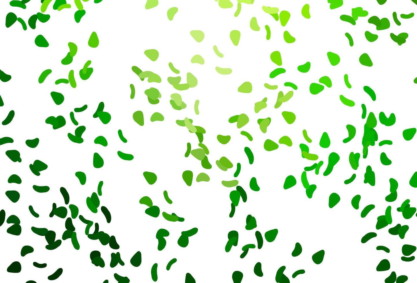 Light Green vector background with abstract forms.