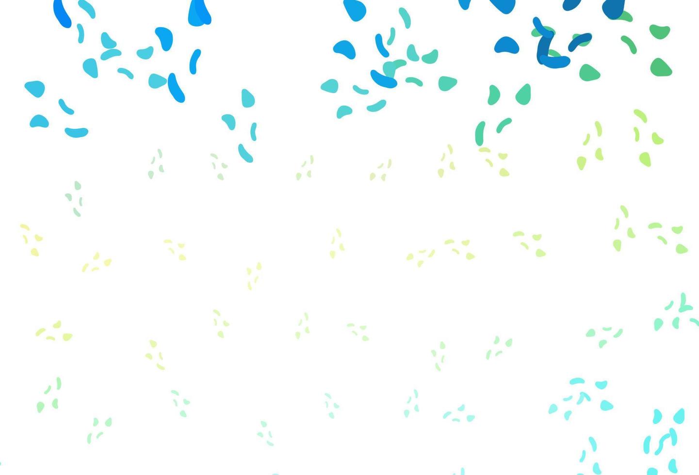 Light Blue, Yellow vector pattern with chaotic shapes.