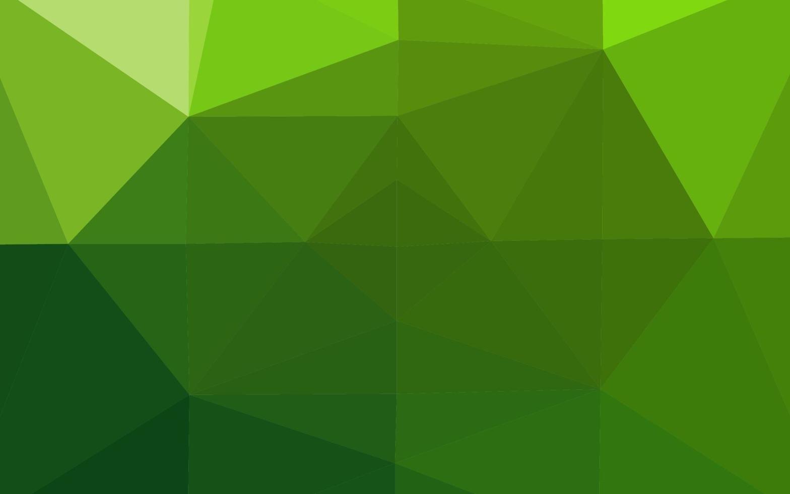 Light Green vector polygonal pattern.