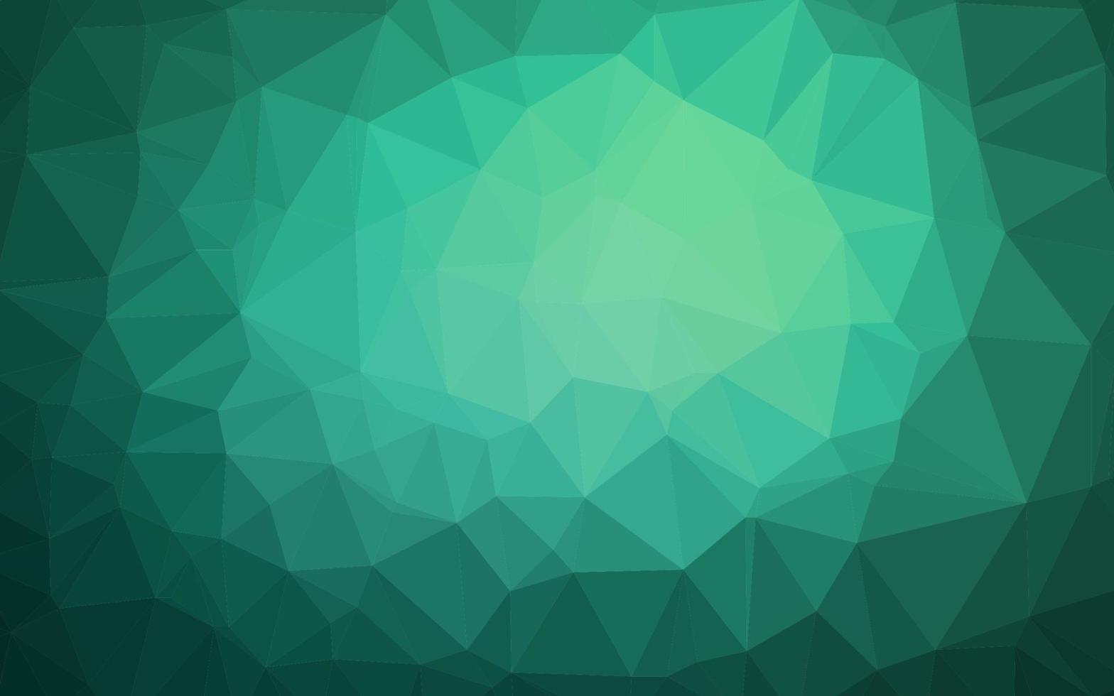 Light Green vector abstract polygonal texture.