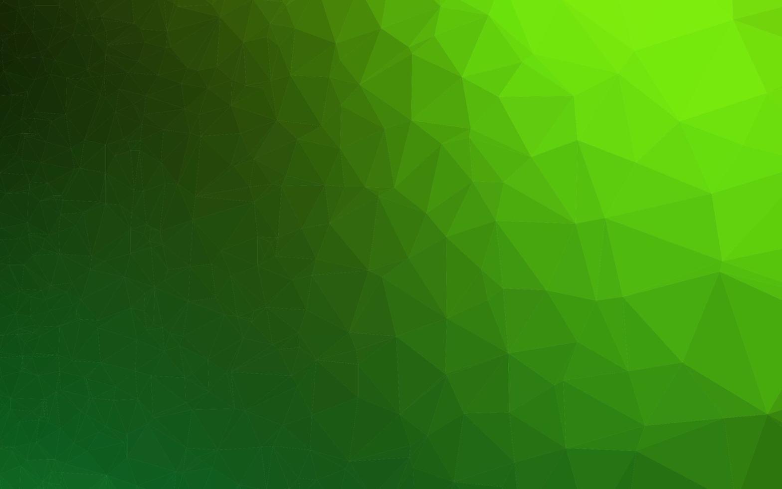 Light Green vector abstract polygonal layout.