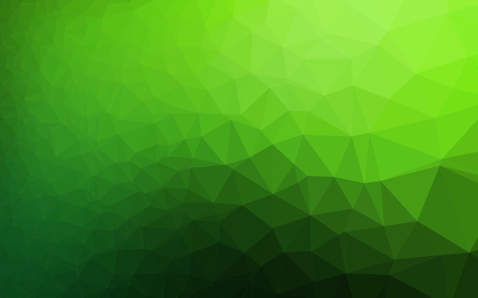 Light Green vector triangle mosaic texture.