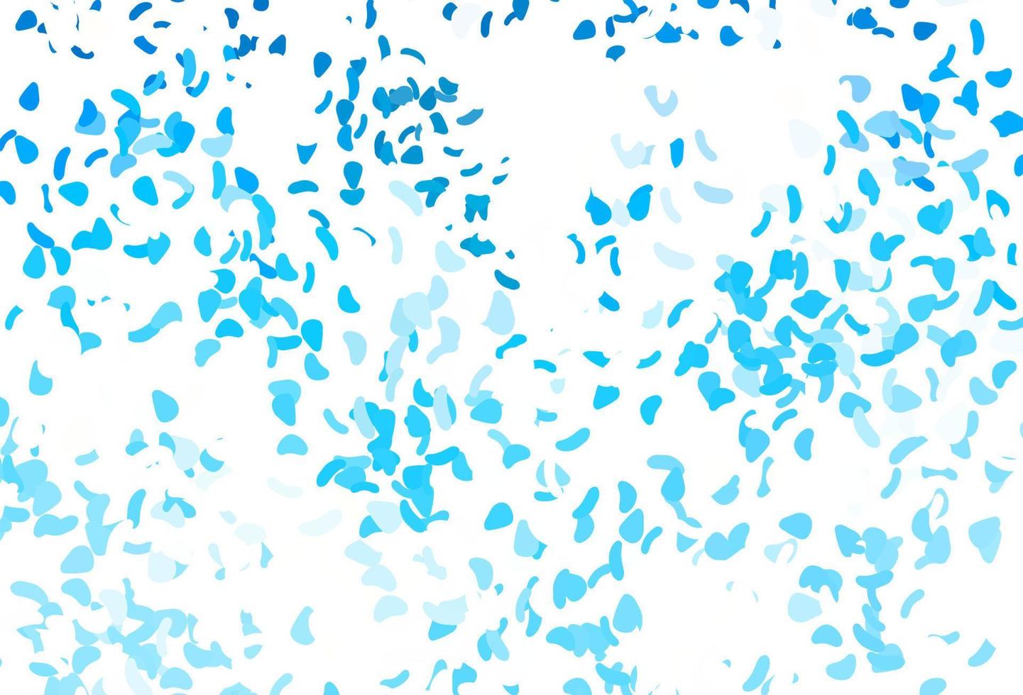 Light blue vector pattern with chaotic shapes.
