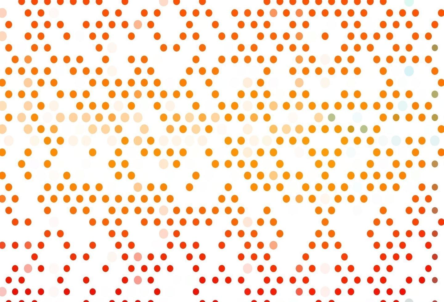 Light Orange vector backdrop with dots.