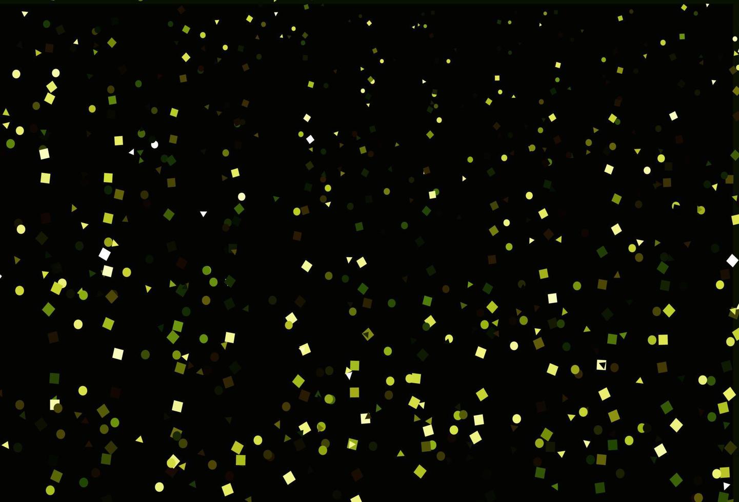 Light Green, Yellow vector background with triangles, circles, cubes.