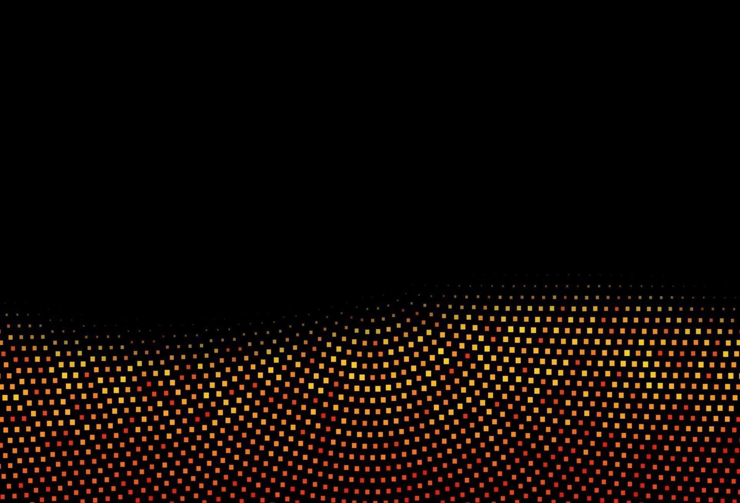 Dark Orange vector template with crystals, rectangles.