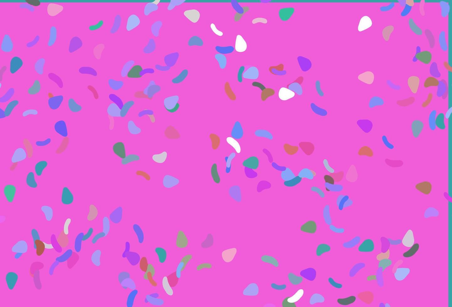 Light Multicolor, Rainbow vector backdrop with abstract shapes.