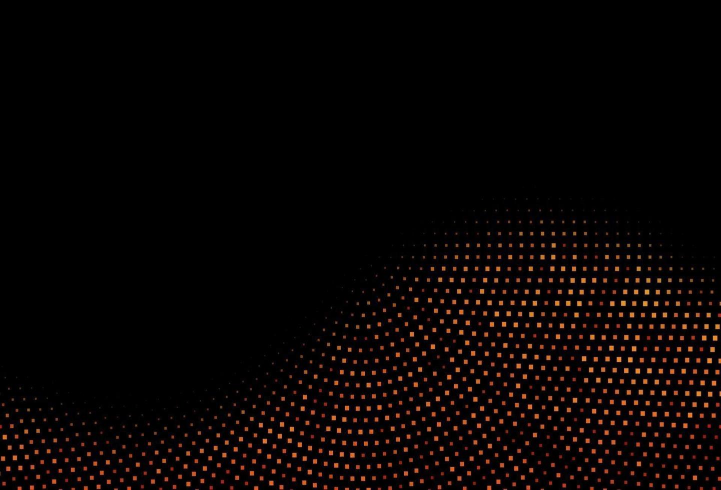 Dark Orange vector template with crystals, rectangles.