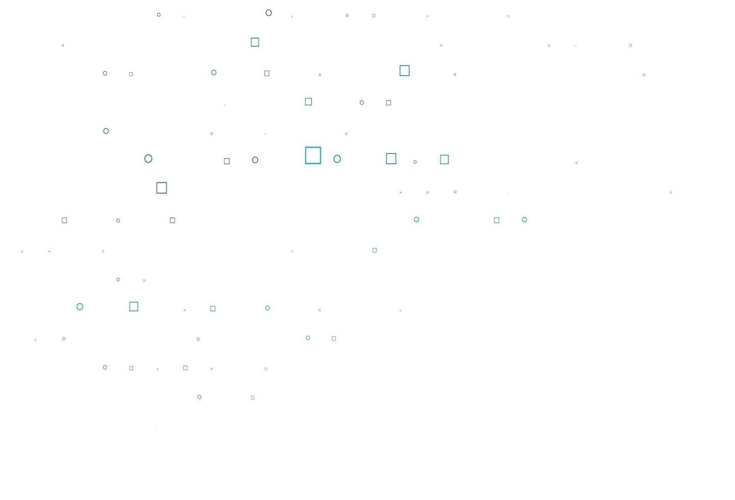Light Blue, Green vector layout with circle spots, cubes.