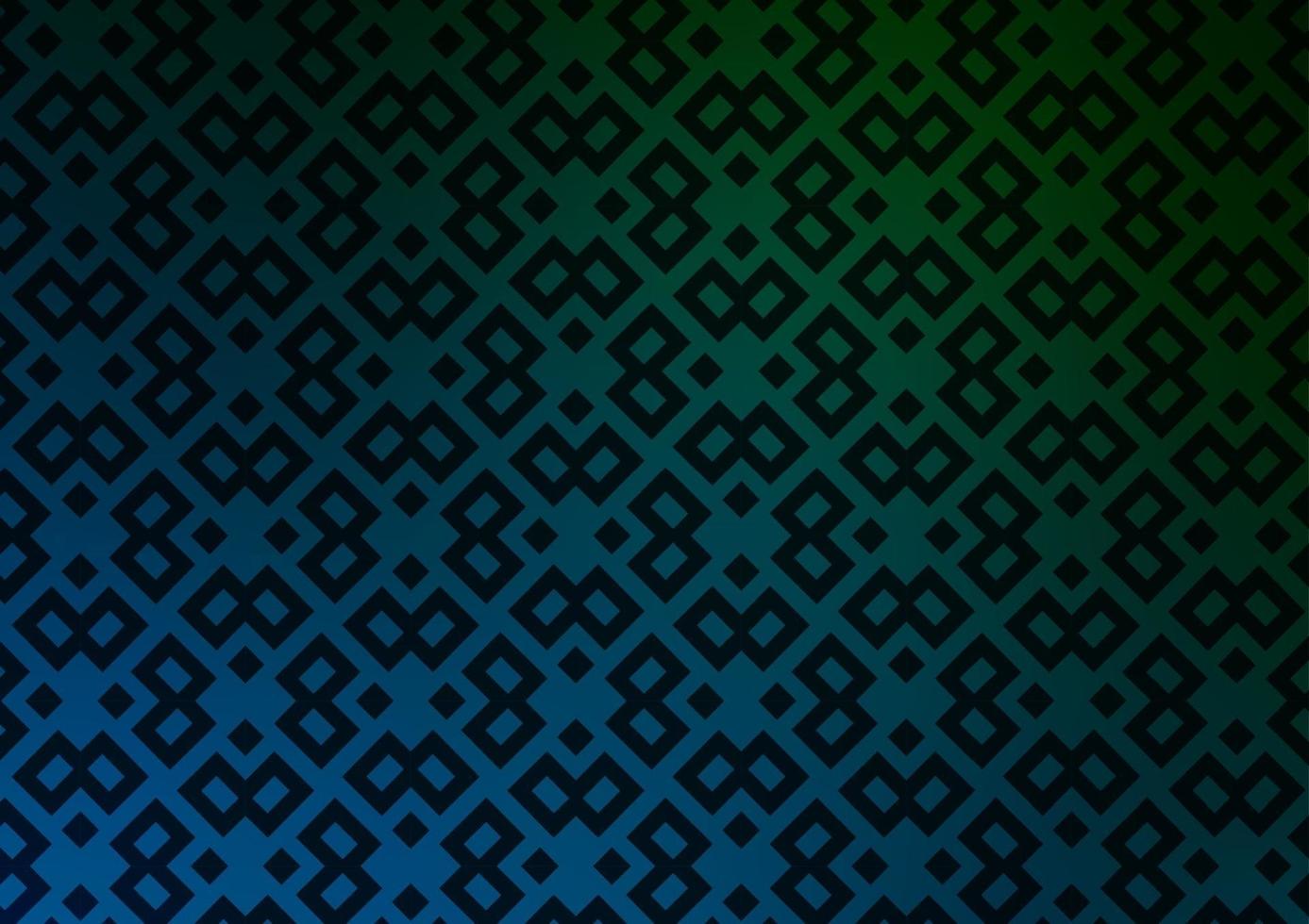 Dark Blue, Green vector template with crystals, rectangles.
