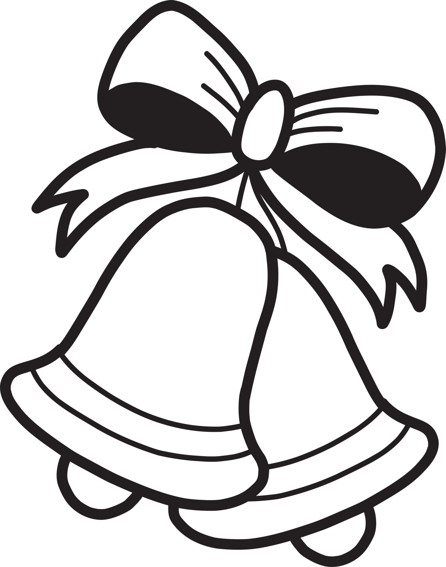 Free Hand Drawn christmas bell illustration 12230525 PNG with