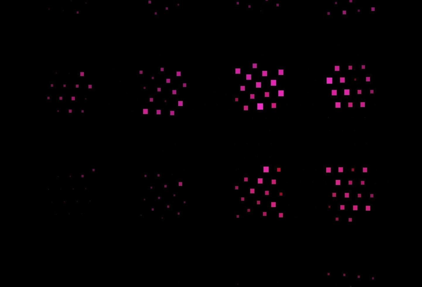 Dark Pink vector backdrop with rectangles, squares.
