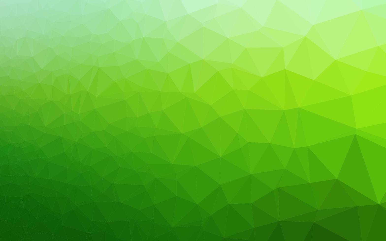 textura de poli baja vector verde claro.
