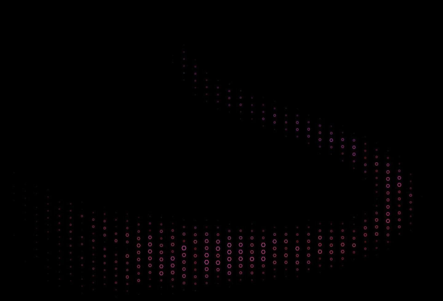 Dark Pink vector template in hexagonal style.