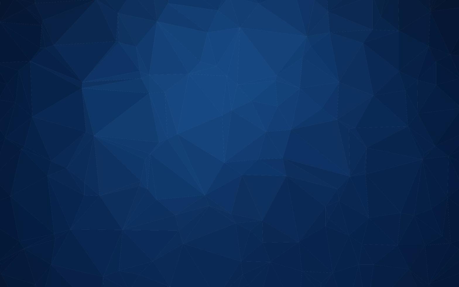 Dark BLUE vector abstract mosaic background.