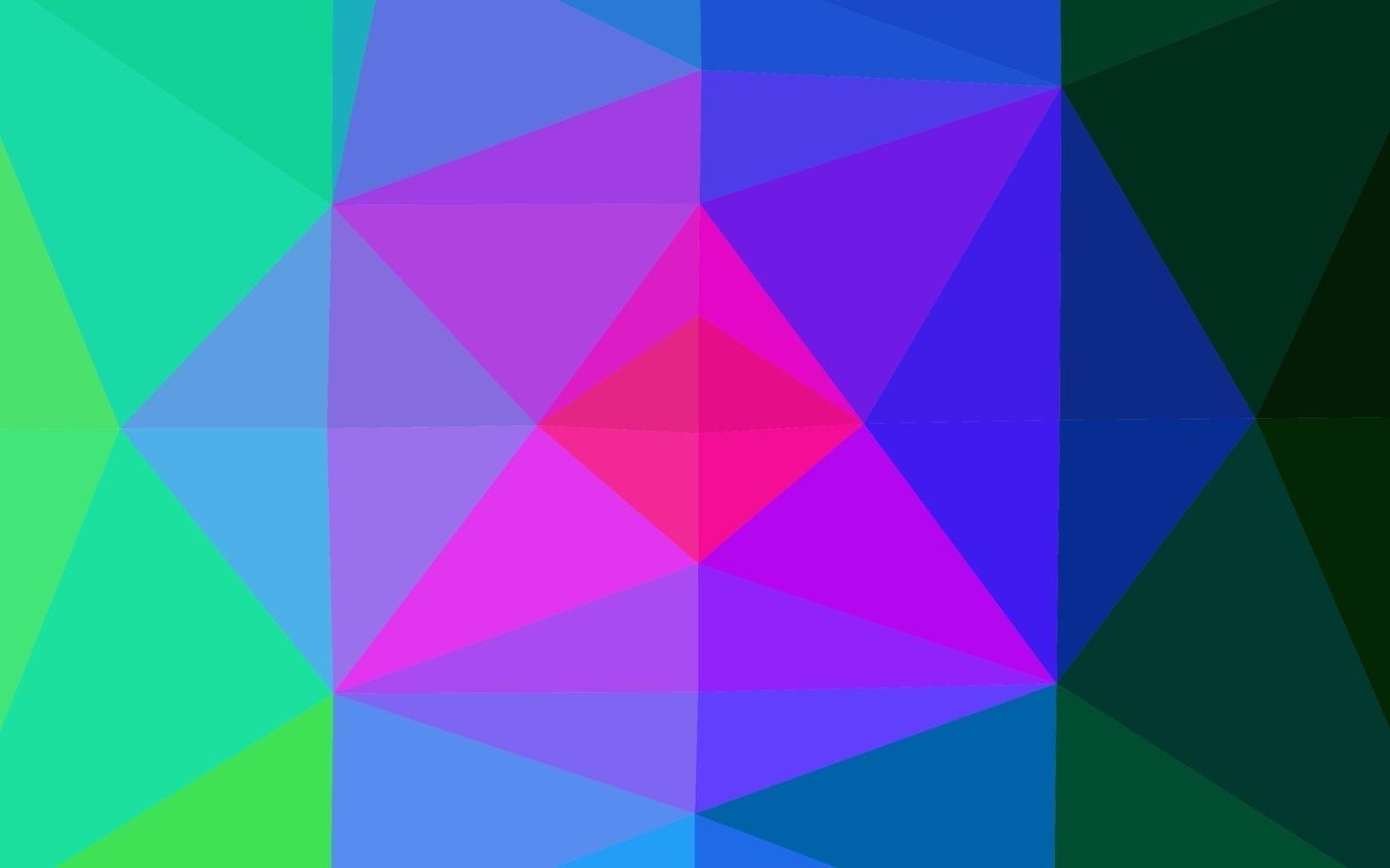 Dark Multicolor, Rainbow vector shining triangular pattern.