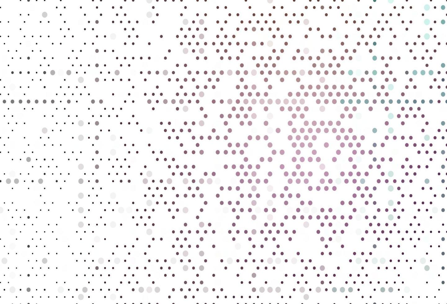 Light Pink vector backdrop with dots.