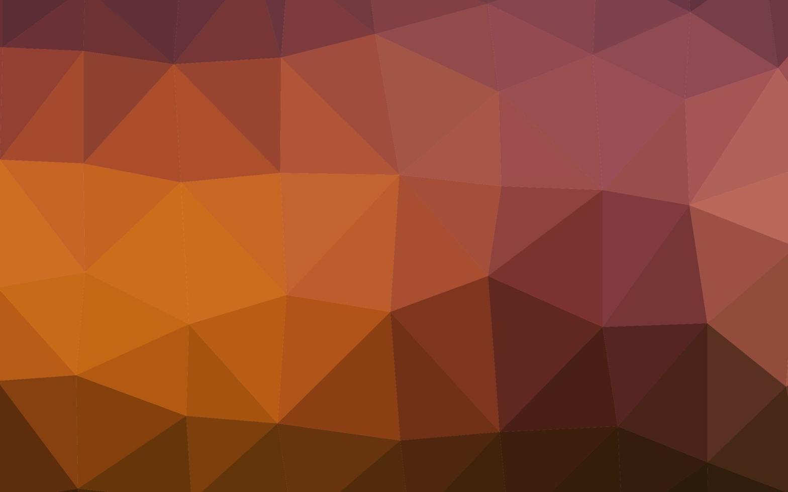 Dark Orange vector low poly texture.