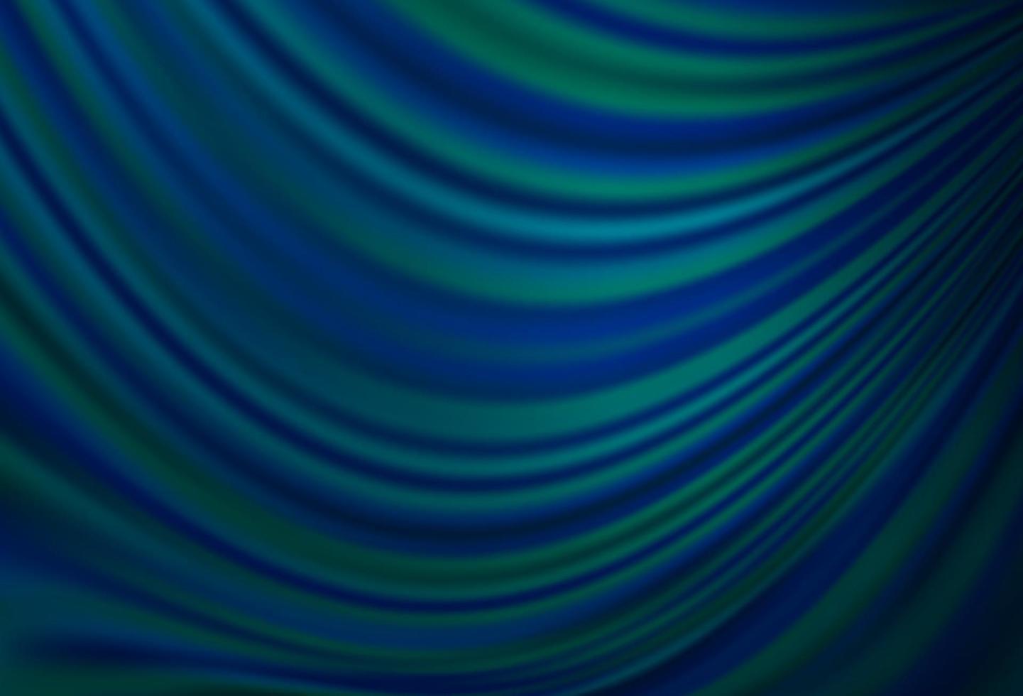 Dark BLUE vector background with bent ribbons.