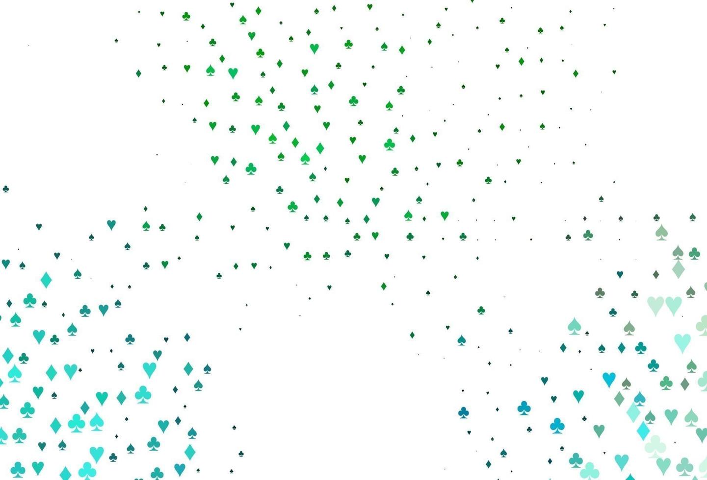 Light Blue, Green vector layout with elements of cards.