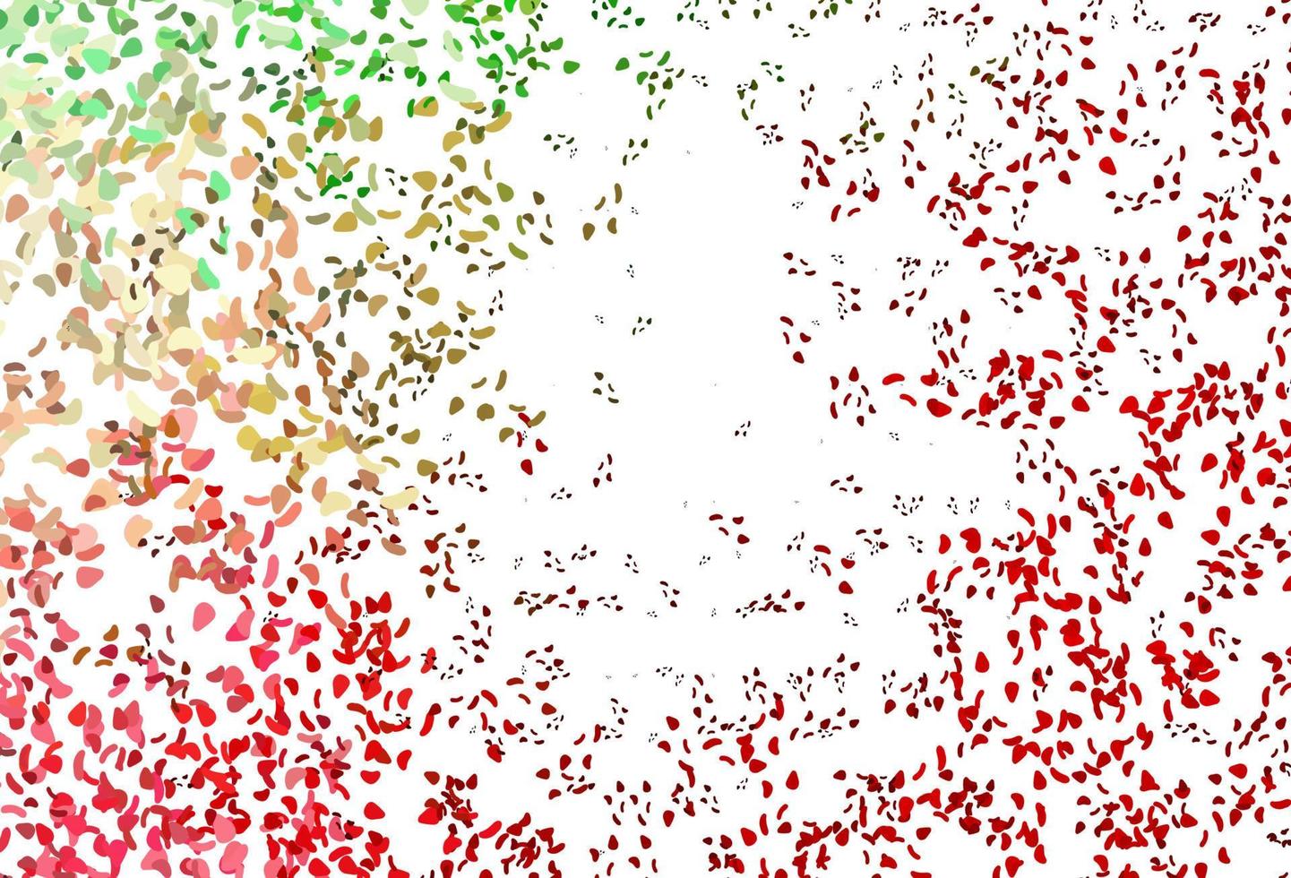 Light Green, Red vector texture with random forms.