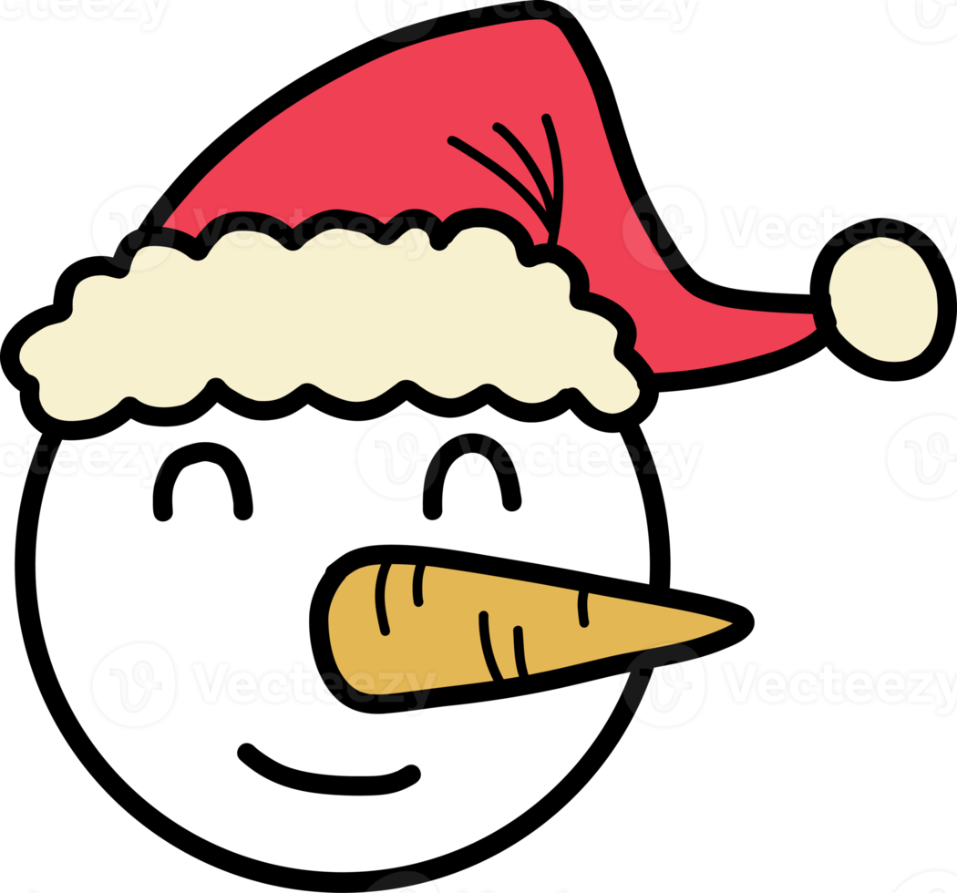 hand-drawn-cute-happy-snowman-face-illustration-12230996-png